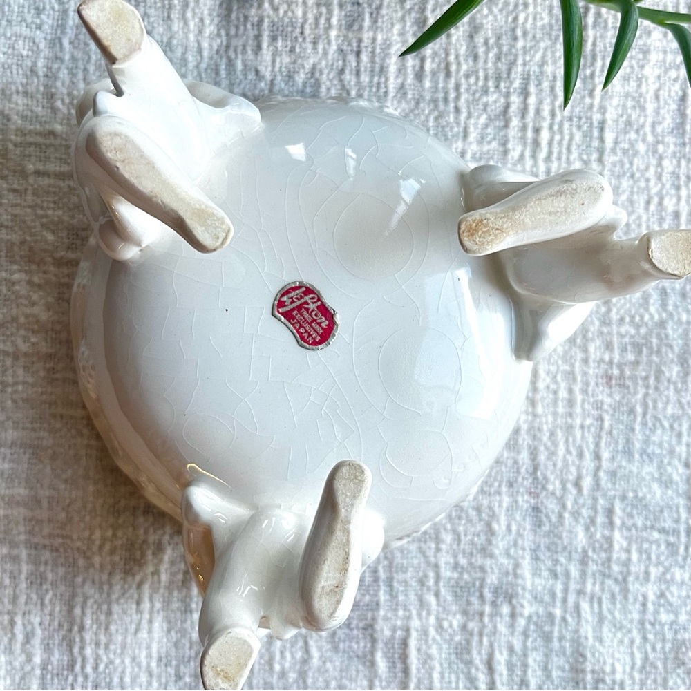 Vintage Lefton, Porcelain Renaissance Cherubs Bowl Japan 60’s-80’s - Picture 15 of 15